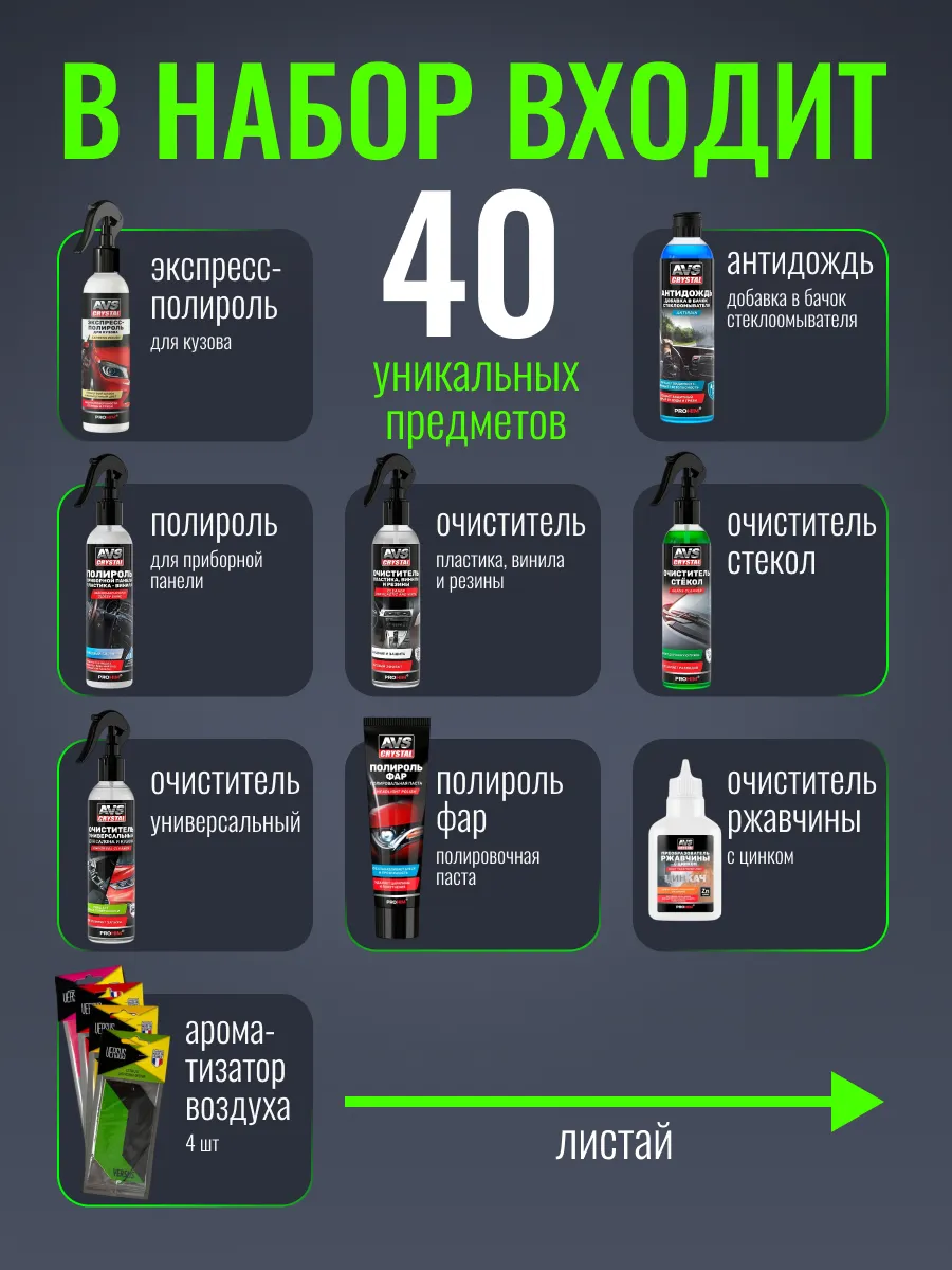 Подарочный набор автомобилиста в сумке, 40 предметов — фото 4